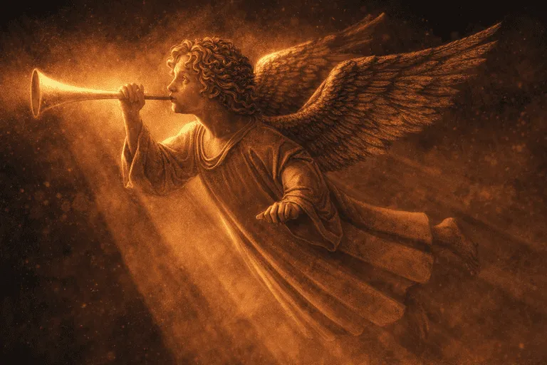 Ancient Mystical Relief anjo