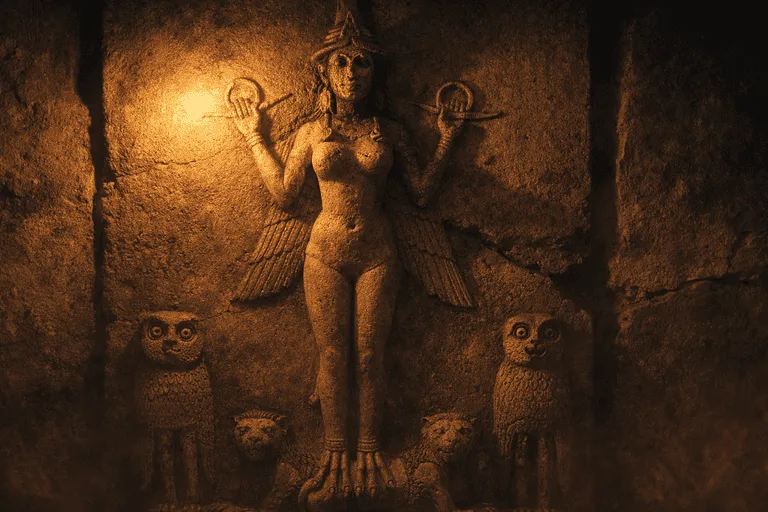 Ancient Mystical Relief ereshkigal