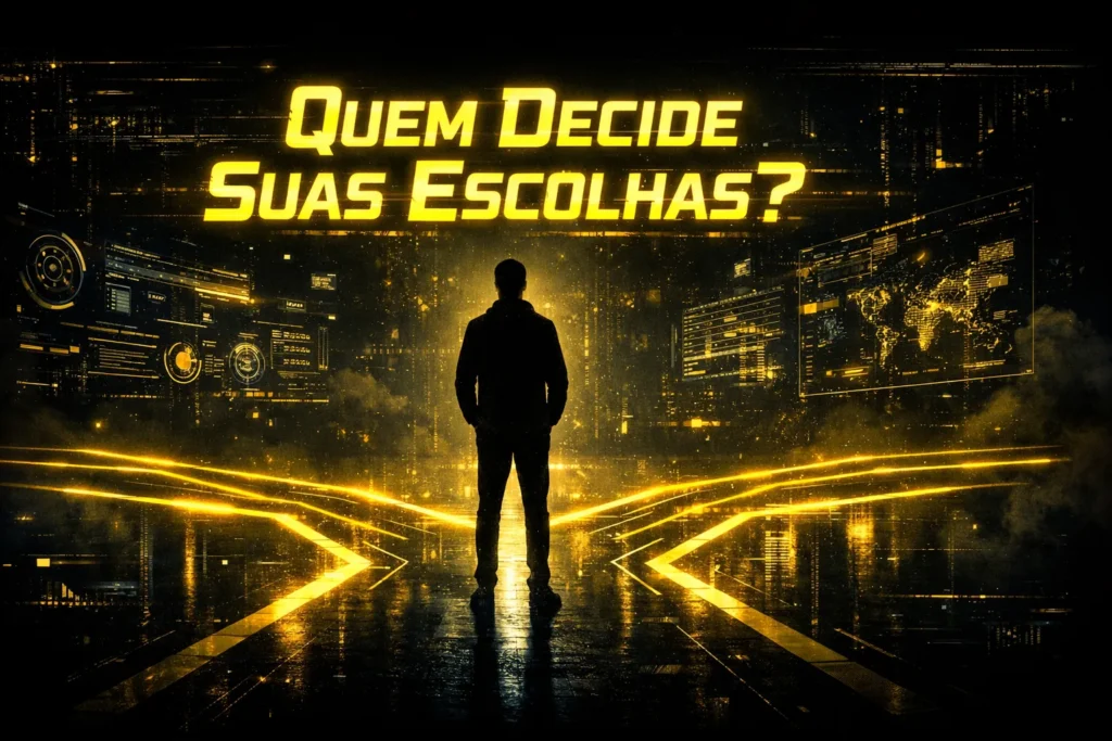 homem decide algorritmo